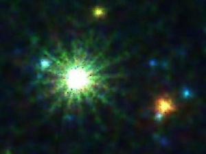 Звезда AB Возничего в рентгеновском диаазоне (изображение ЕКА)